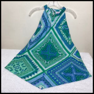 Bare Shoulder Handkerchief Bandana Type Top Size L